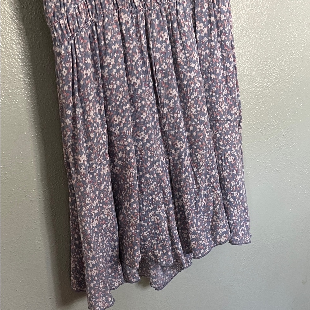 Peach Love California Blue Floral Romper NWT Small - Picture 12 of 15